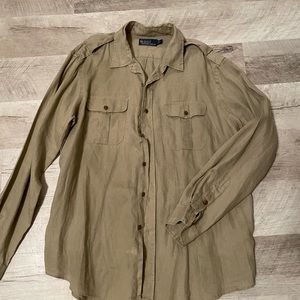 Polo linen long sleeve XL